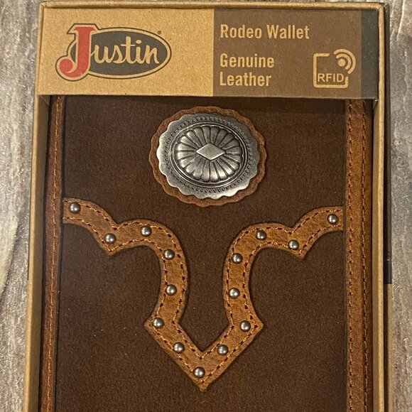 Justin Boots | Accessories | Justin Rodeo Wallet Genuine Leather | Poshmark
